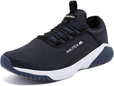 Nautica Men's Sneakers - Stylish and Comfortable Casual Shoes for Fashionable Walking and Running | Lace-Up Athletic Footwear