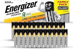 Energizer AAA Batteries, Alkaline Power Batteries, 24 Pack