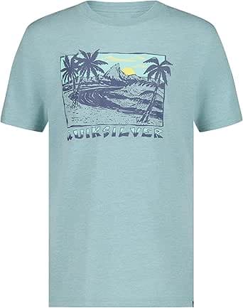 Quiksilver Boys Short Sleeve Striped T-Shirt, Soft & Comfortable, Regular Fit