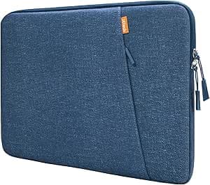 JETech Laptop Sleeve for 13-14Inch MacBook Neo (A18 Pro), MacBook Air/Pro (M1-M5) 2020-2026, 13-13.6 Inch Notebook, Waterproof Shock Resistant Bag Case with Accessory Pocket (Navy)