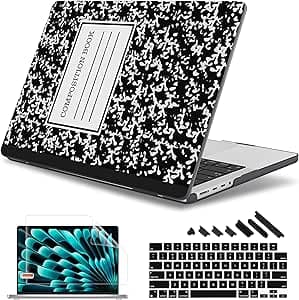 May Chen Case for M4 MacBook Pro 16 inch A3403 Max A3186, M3 A2991 M2 A2780 M1 A2485 Pro Max 2024 2023 2022 2021 Release, Plastic Hard Shell Case with Screen Pretector&Keyboard Cover, Book