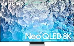 Samsung 65 Inch TV Neo QLED 8K Quantum HDR 64X Mini LED - QA65QN900BUXZN - 2022 Model - 1 Year Warranty (UAE Version)
