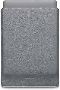 Woolnut Leather Sleeve Case for MacBook Pro 13 UNT Air 13/13.6 Inch - Grey